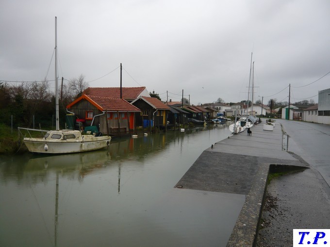 Chaillevette en Charente-Maritime bateaux et cabanes de pêche